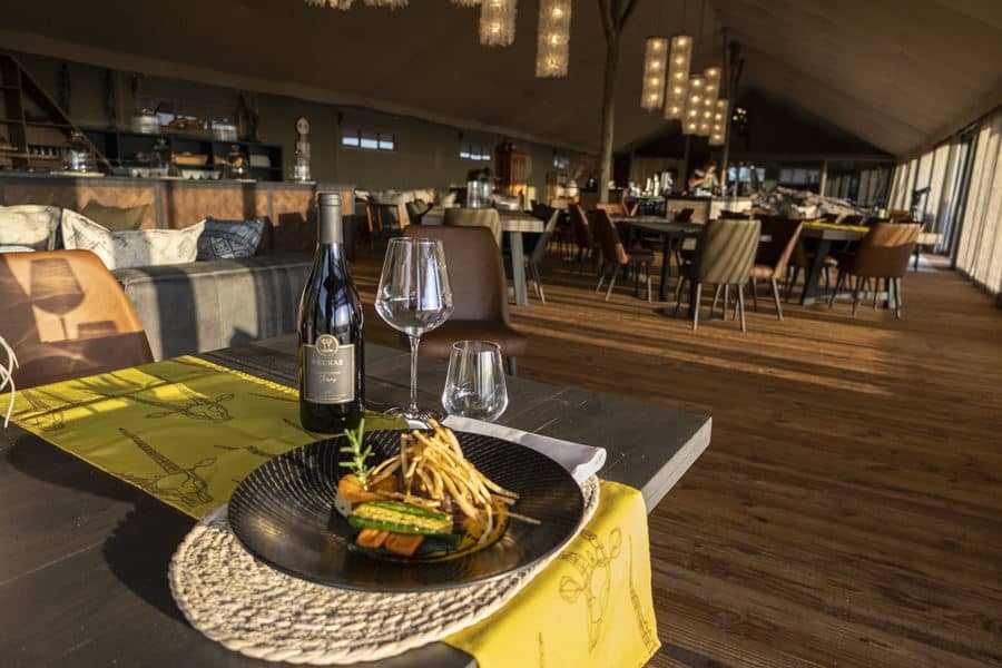 TimBila Safari Lodge restaurant dining