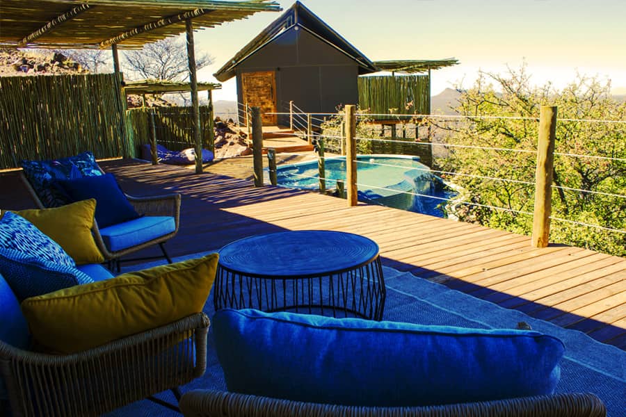 TimBila Safari Lodge - Restaurant Terrace