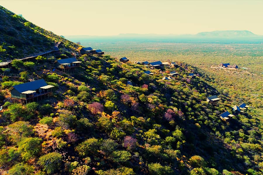 TimBila Safari Lodge - aerial view